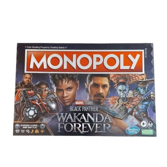 Hasbro Other - Monopoly Marvel Black Panther WAKANDA FOREVER Edition Hasbro F5405 Sealed